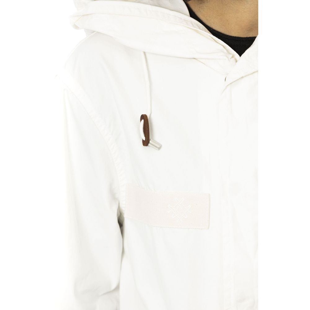 Mr&Mrs Italy Weißer Baumwolle Frauen Parka